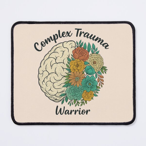 Item preview, Complex Trauma Warrior Floral Brain designed and sold by James McCleese.
