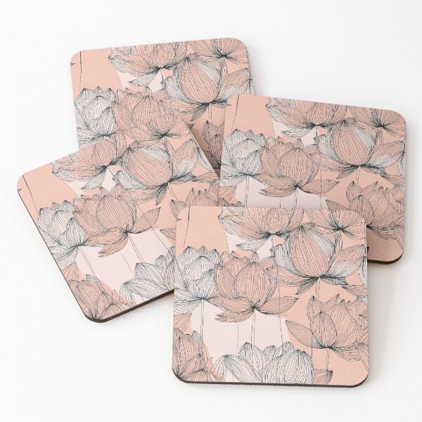 Item preview, Blush Lotus Line Garden designed and sold by RyanPhamDesigns.