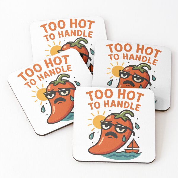 Item preview, Hot Stuff! – Sweating Chili Pepper Cartoon Design designed and sold by ToonyTeez.
