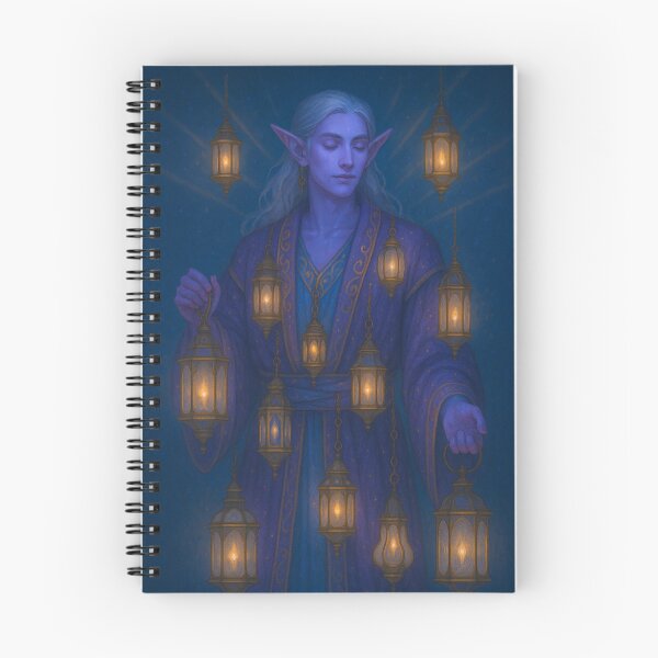 Item preview, Mystical Being of a Million Lanterns | Universe Light Keeper Sticker designed and sold by WitchPrint.