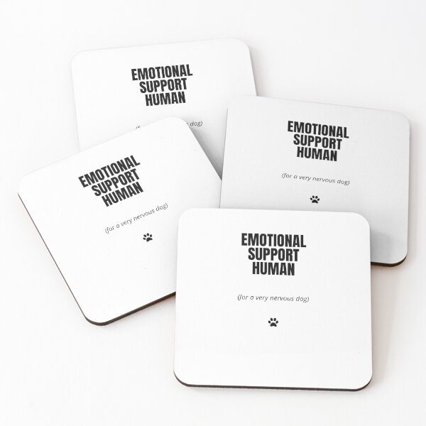 Item preview, Emotional Support Human (for a very nervous dog) designed and sold by Heliantherne.