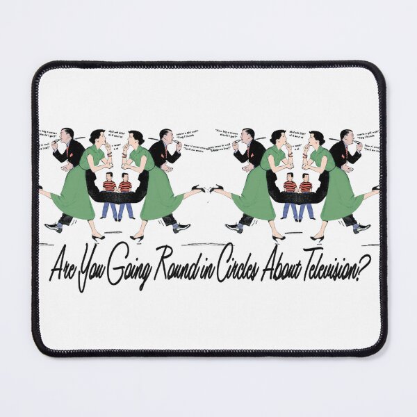 Item preview, Are You Going Round in Circles About Television? designed and sold by The-Glass-Eye.