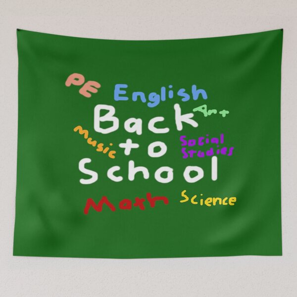 Item preview, HI54EDU Chalkboard Back to School designed and sold by ZaryaParx.