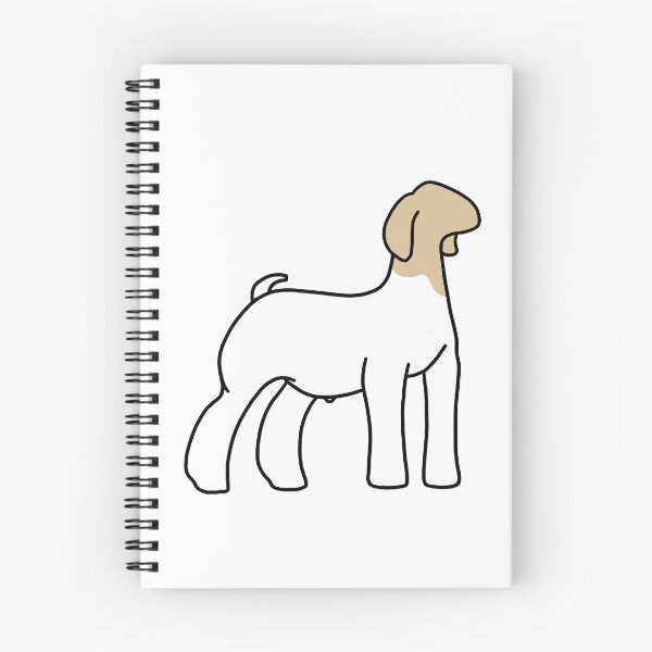 Item preview, Blonde Traditional Show Goat designed and sold by livestockgraphicsbybrooke.