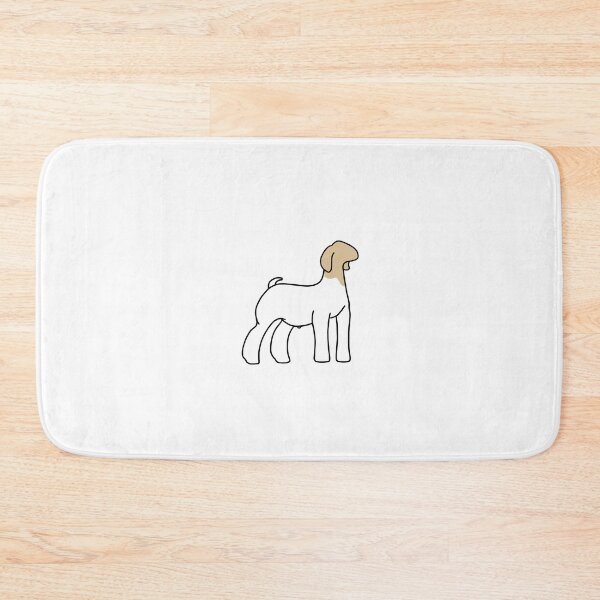 Item preview, Blonde Traditional Show Goat designed and sold by livestockgraphicsbybrooke.
