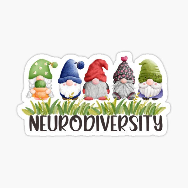Item preview, Colorful Gnomes Celebrate Neurodiversity designed and sold by Irisabstore.