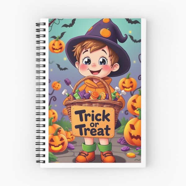 Item preview, Enfant Halloween avec panier de bonbons.  Halloween Kid with Candy Basket designed and sold by Drawingshirts.