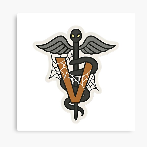 Item preview, Haunted Caduceus  designed and sold by introVETed.