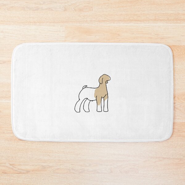 Item preview, Blonde Caped Show Goat designed and sold by livestockgraphicsbybrooke.
