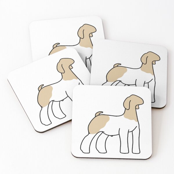 Item preview, Blonde Paint Show Goat designed and sold by livestockgraphicsbybrooke.