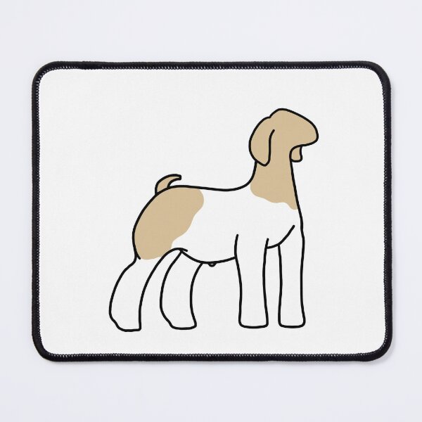 Item preview, Blonde Paint Show Goat designed and sold by livestockgraphicsbybrooke.
