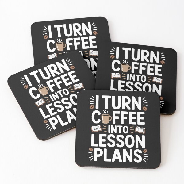 Item preview, Coffee First, Lesson Plans Later – Funny Teacher Design designed and sold by ahayacine.