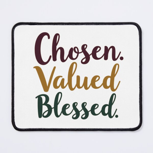 Item preview, Chosen, Valued, Blessed  designed and sold by Roland B. Jones Marketing Services.
