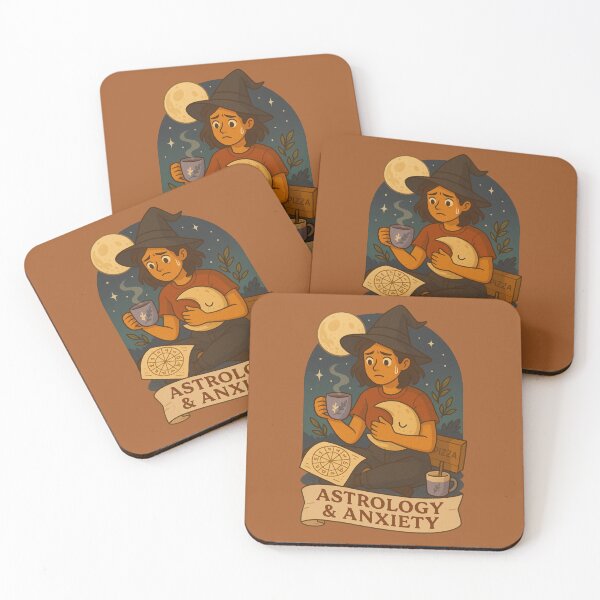 Item preview, Astrology and Anxiety Sticker | Urban Magic Funny Astrology Pun designed and sold by WitchPrint.