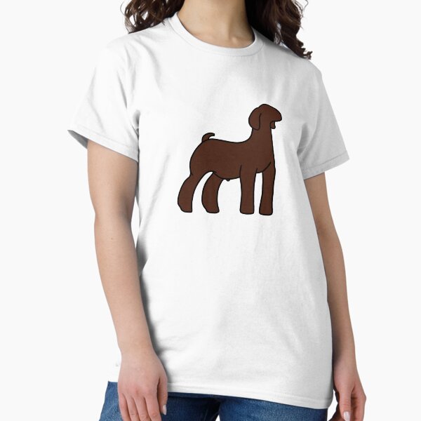 Item preview, Dark Red Show Goat designed and sold by livestockgraphicsbybrooke.