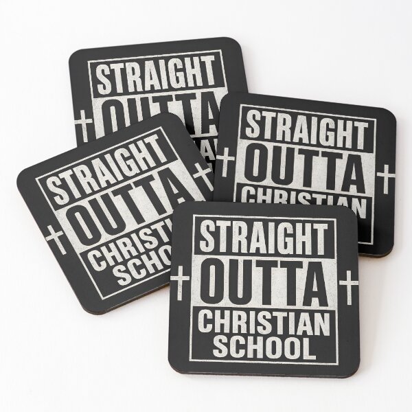 Item preview, Straight Outta Christian School-Christian School Student Back To School Tee designed and sold by redboneanon.