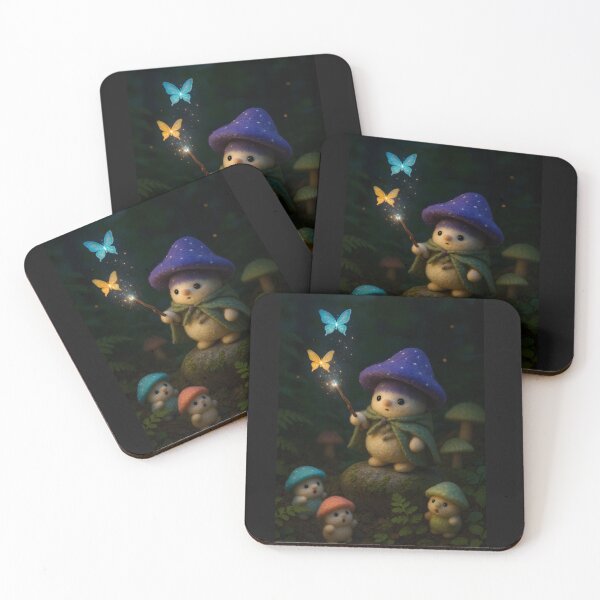 Item preview, Mushroom Wizard - Full designed and sold by Happy Lil Mushroom People.
