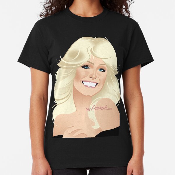 Farrah Head & Shoulders Black Classic T-Shirt