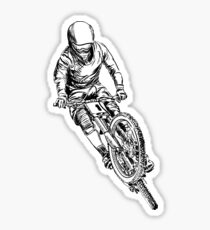 mountain bike cross Sticker