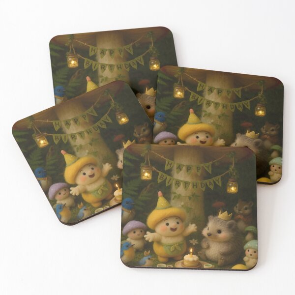 Item preview, Happy Birthday! - Full designed and sold by Happy Lil Mushroom People.