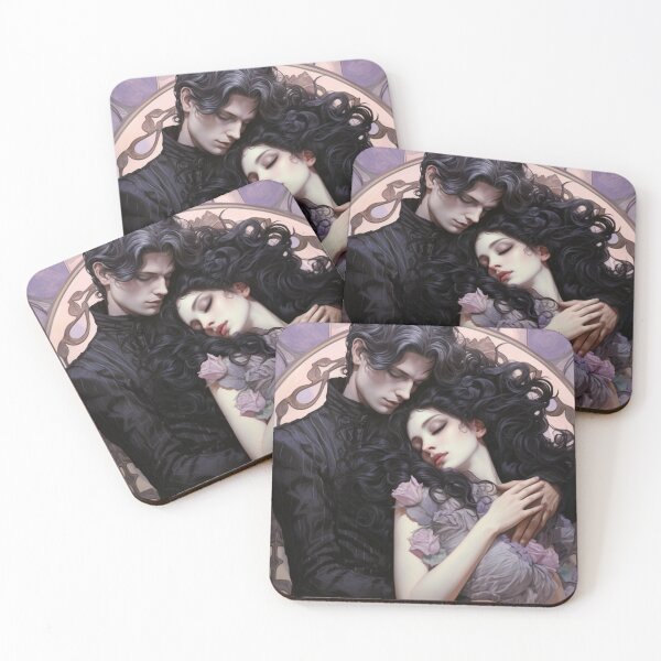 Item preview, Gothic Couple | Gothic Romance | Pastel Goth designed and sold by Radiant-Art.