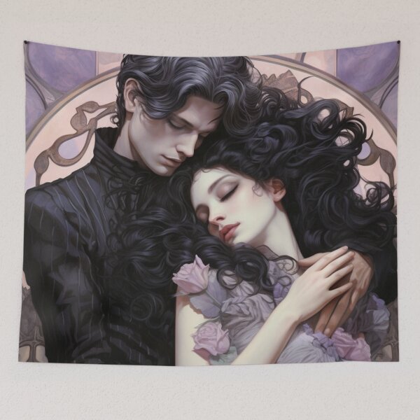 Item preview, Gothic Couple | Gothic Romance | Pastel Goth designed and sold by Radiant-Art.