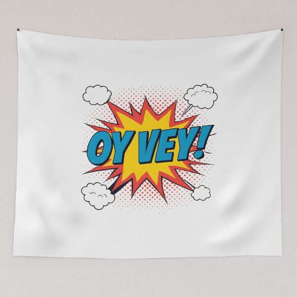 Item preview, Camiseta de humor judío "Oy Vey All Day", divertida camiseta judía, ropa de risa yiddish, top gráfico unisex, camiseta de regalo designed and sold by Orens POD.