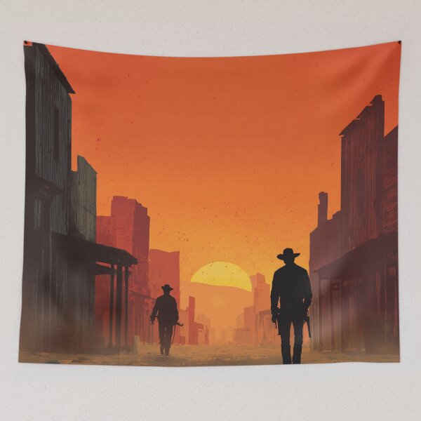 Item preview, Cowboy Duel At Sunset designed and sold by Rtymer.