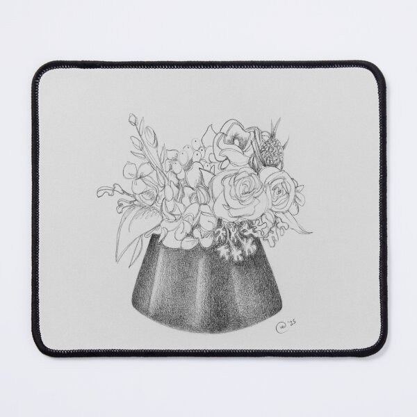 Item preview, Drawing - Sketch Bouquet designed and sold by Crystal Vision Photo Art.