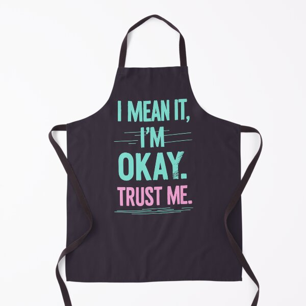 Item preview, Trust Me, I'm Okay. Glitched Teal designed and sold by FocusChillax.