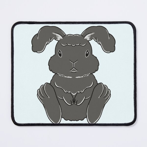 Item preview, Black English Angora Rabbit - Elegant and Fluffy animal designed and sold by tayaan.