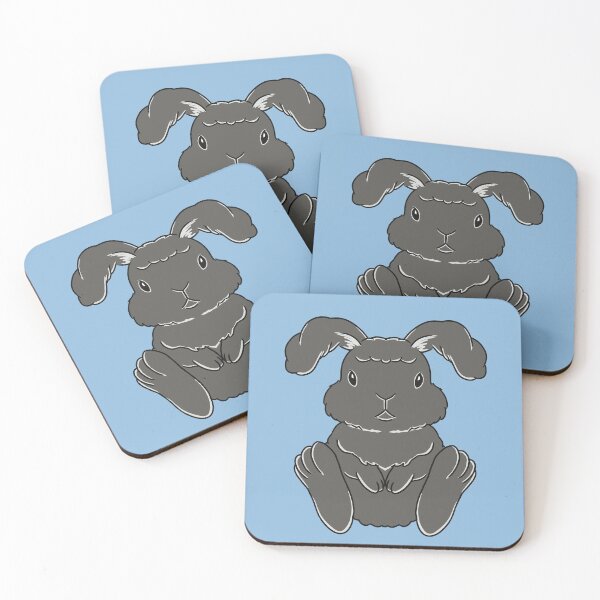 Item preview, Black English Angora Rabbit - Elegant and Fluffy animal designed and sold by tayaan.