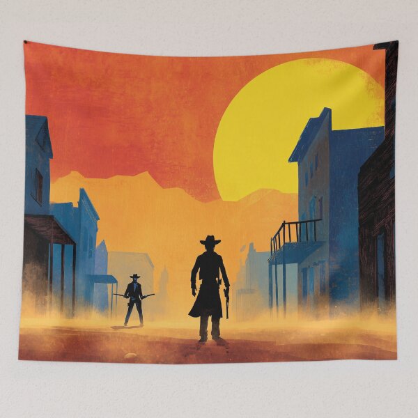 Item preview, Cowboy Duel At Sunset designed and sold by Rtymer.