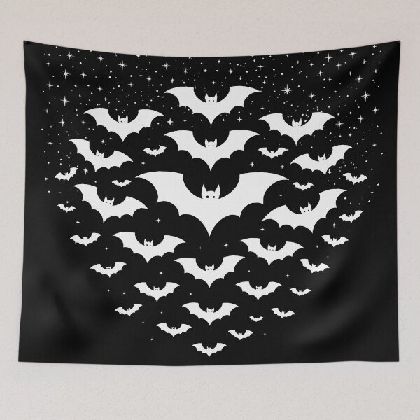 Item preview, Midnight Bat Swarm #2 designed and sold by SoftStyleStudio ⭐⭐⭐.