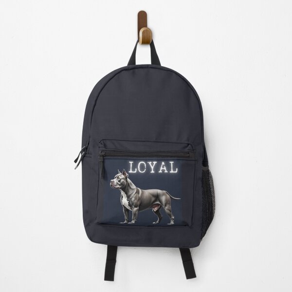 Item preview, Gray Pitbull with word 'Loyal' above it. designed and sold by StickerCherry.