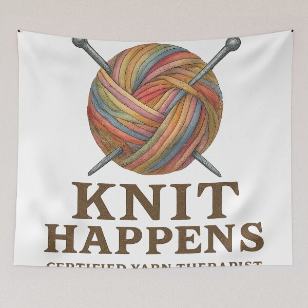 Artikelvorschau, Knit Happens – Garntherapeut entworfen und verkauft von TONSNAP.