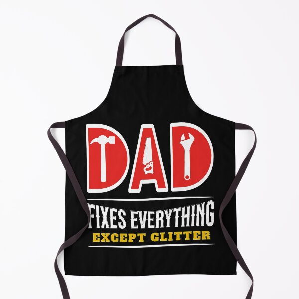 Item preview, Craft-Loving Daughter and Handy Dad Shirt – Dad Fixes All Except Glitter designed and sold by Teeshart.