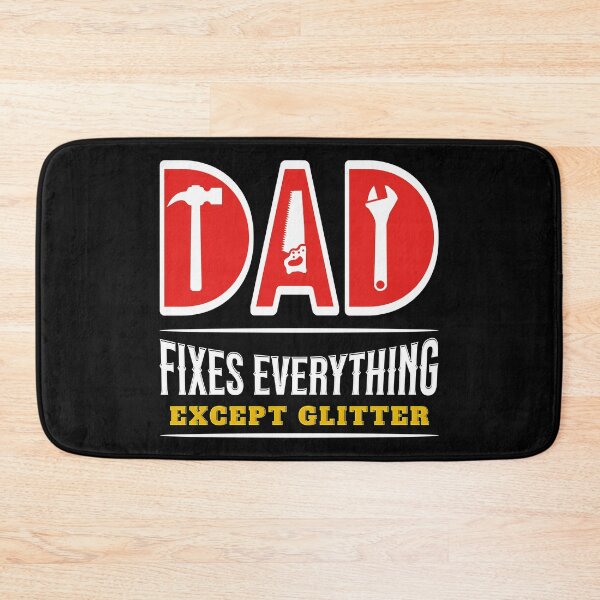 Item preview, Craft-Loving Daughter and Handy Dad Shirt – Dad Fixes All Except Glitter designed and sold by Teeshart.