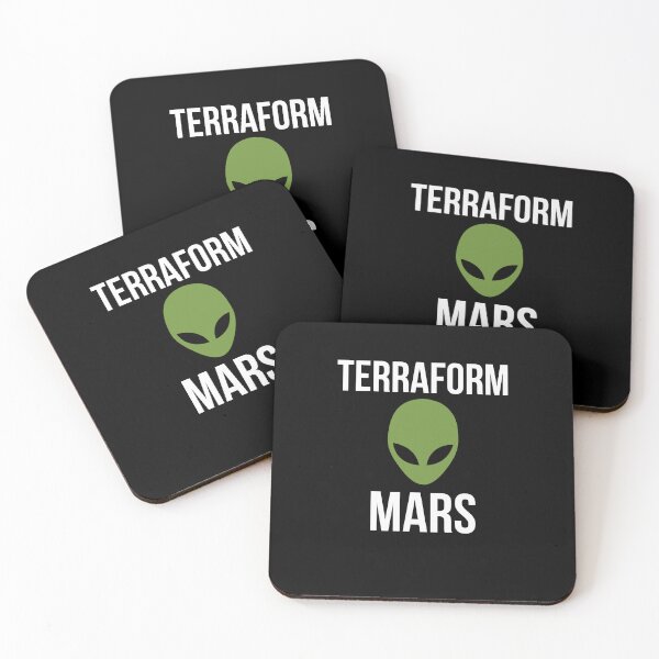 Item preview, Terraform Mars Science fan Astronaut Extraterrestrial space designed and sold by snowry.