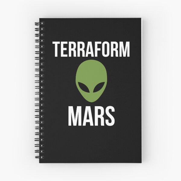 Item preview, Terraform Mars Science fan Astronaut Extraterrestrial space designed and sold by snowry.
