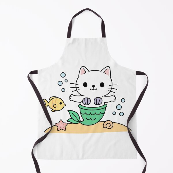 Item preview, Adorable cat being a mermaid designed and sold by JonysCreativeDesigns.