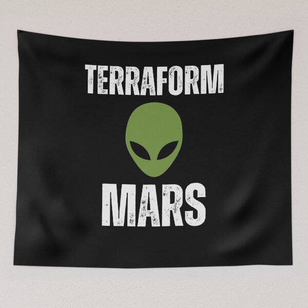 Item preview, Terraform Mars Science fan Astronaut Extraterrestrial humor designed and sold by snowry.