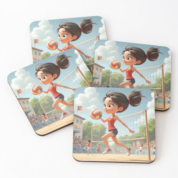 Item preview, Volleyball Sprint 2 – 3D Cartoon Athletic Motion Art designed and sold by nhk999.