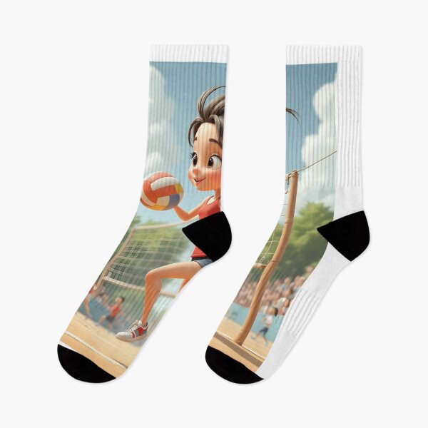 Item preview, Volleyball Sprint 2 – 3D Cartoon Athletic Motion Art designed and sold by nhk999.