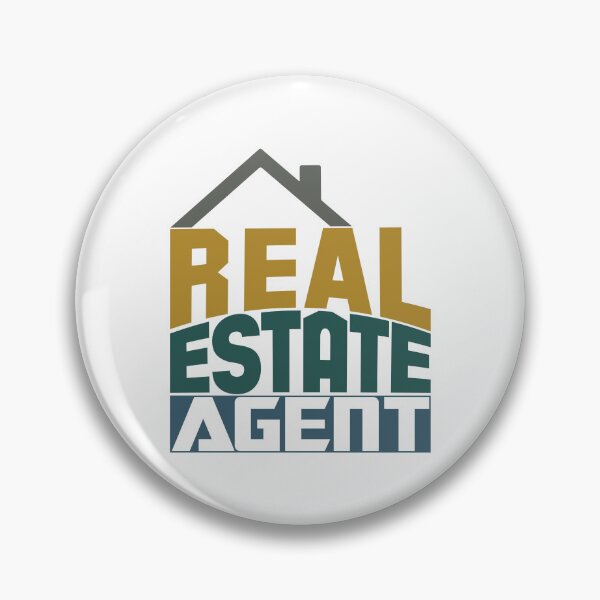 Item preview, Colorful Real Estate Agent Bold Typography Design – House Icon Graphic designed and sold by NotaryLife.