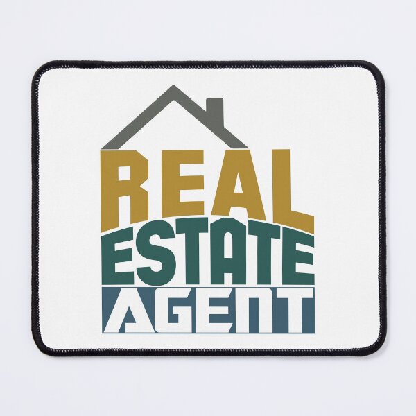 Item preview, Colorful Real Estate Agent Bold Typography Design – House Icon Graphic designed and sold by NotaryLife.