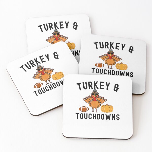 Item preview, Turkey & Touchdowns Thanksgiving day Turkey day football designed and sold by snowry.