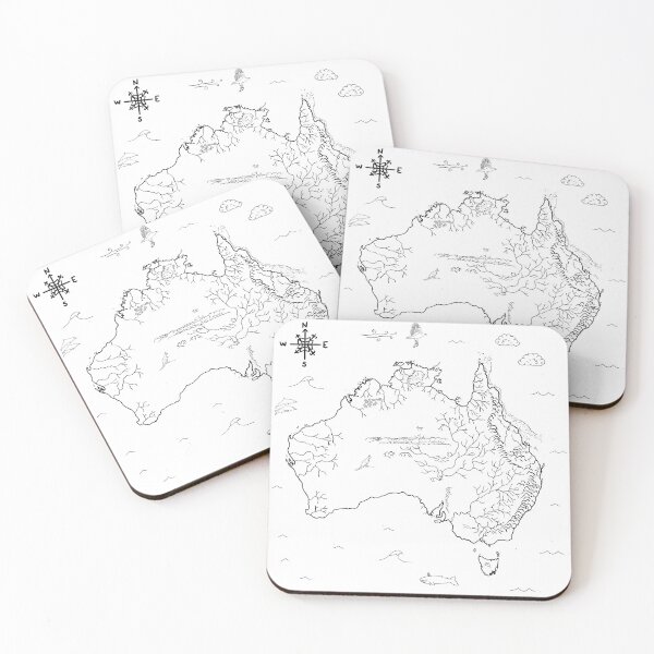 Item preview, Map of Australia designed and sold by Rob Price.