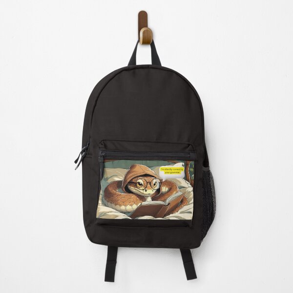 Item preview, Smart Snake Character – Cute Glasses Reptile Art designed and sold by SEVVIBES.