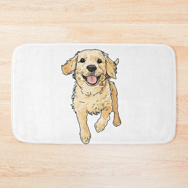 Item preview, A Playful Golden Retriever designed and sold by xiao xuans.
